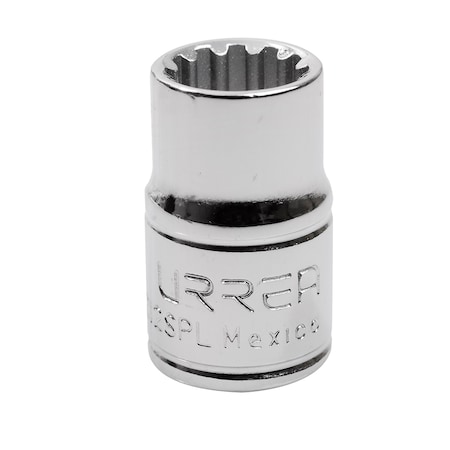 Urrea 3/8 drive, spline short socket No 12 5212SPL